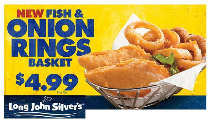 Long John Silver’s:  BOGO New Fish & Onion Rings Basket!
