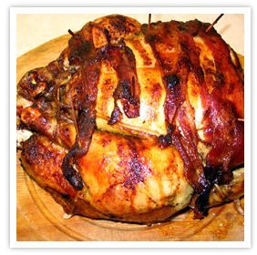 Bacon Roasted Chicken Recipe (‘Cuz Everything Goes Better With Bacon!)