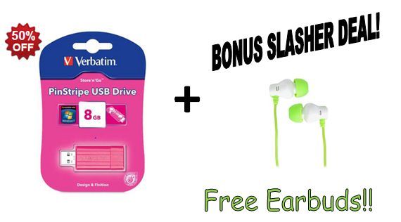 TigerDirect Daily Deal Slasher (2/14/13): *Hot Pink* 8GB Flash Drive ONLY $4.99! Plus BONUS Deals!