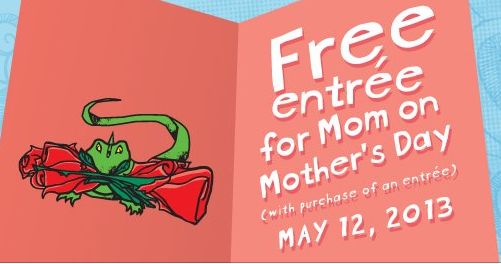 Tijuana Flats: Moms Eat FREE on Mother's Day ~ May 12th