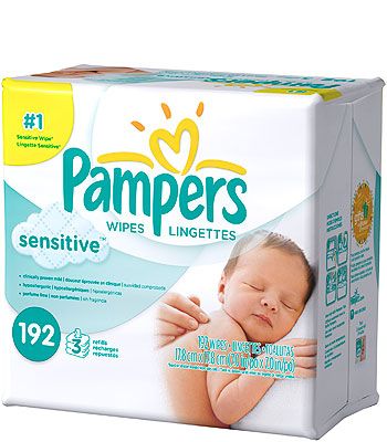 Pampers Sensitive Wipes 3x Refill