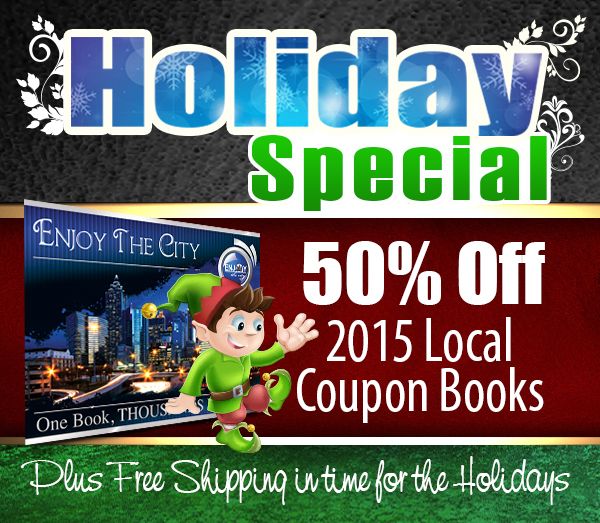 2015 Enjoy the City Coupon Books as low as $5 each!