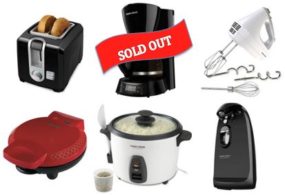 **HOT** Black & Decker Appliances for $1.99 Each SHIPPED at Kohls.com!  SELLING OUT FAST!