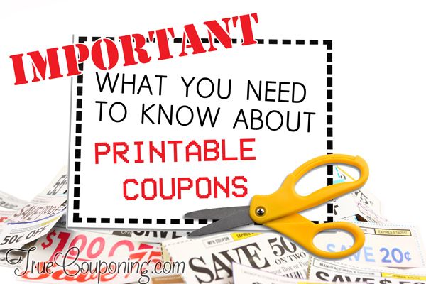NINE Facts You Need to Know About Printable Coupons!