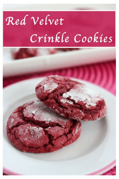 red velvet crinkle cookies words 2-5