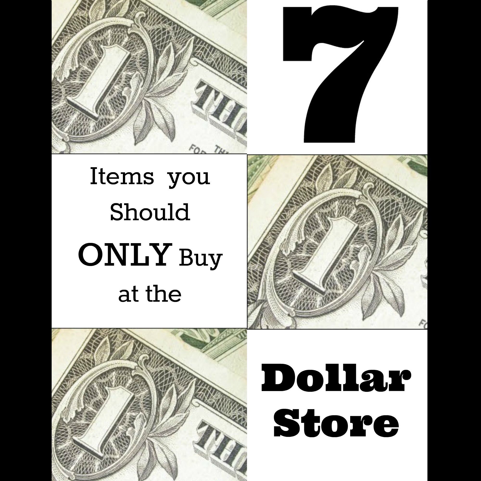 Items You Should Only Buy At the Dollar Store