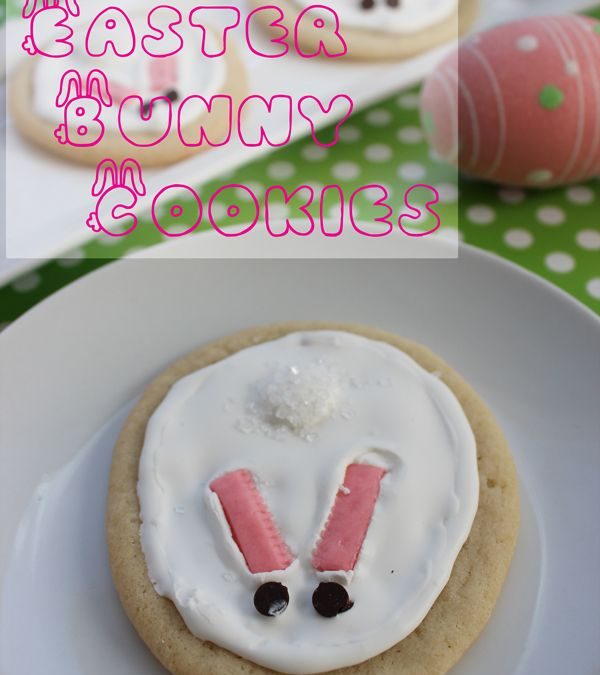 SUPER CUTE & EASY Easter Bunny Cookies