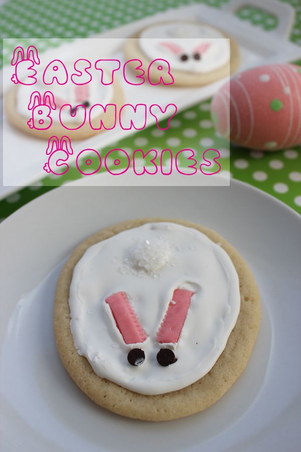 Easter Bunny Cookies Words