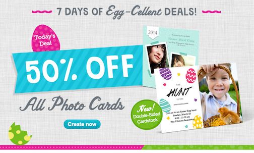 Walgreens Photo Deals ~ 50% Off ALL Photo Cards  TODAY ONLY 4/2