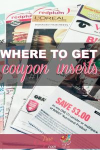 How To Get More Coupon Inserts To Save You Money