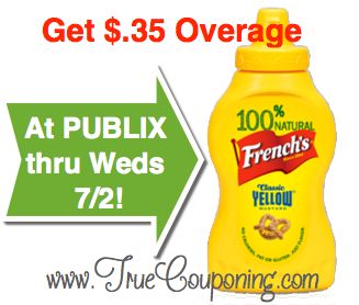 Hot Deal Shown Today on Fox! {Overage on French’s Yellow Mustard at Publix!}