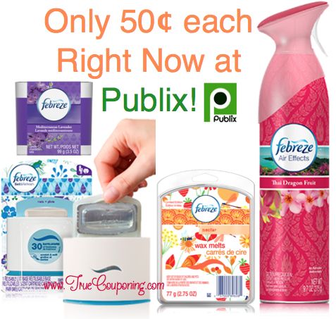 Hot Deal Shown Today on Fox! {Febreze Products Only $.50 Cents Each!}
