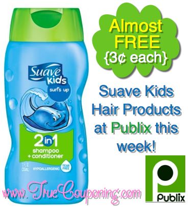 Hot Deal Shown Today on Fox! {Suave Kids Hair Care Producst *almost* FREE!}