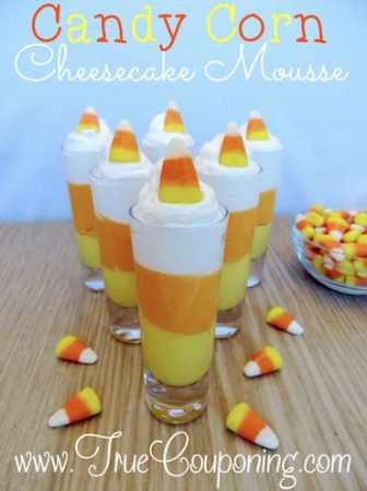 Candy Corn Cheesecake Mousse Recipe