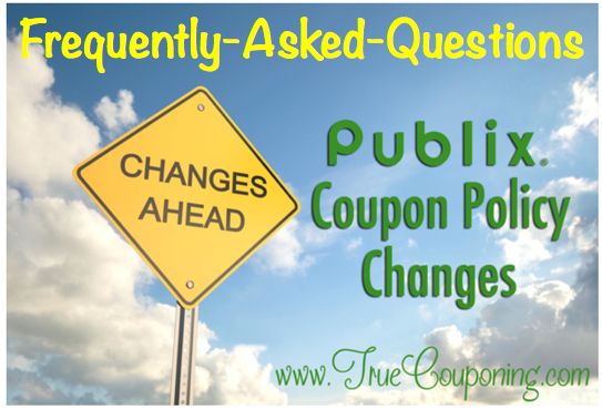 Publix Coupon Policy FAQs ~ Updated October 2014