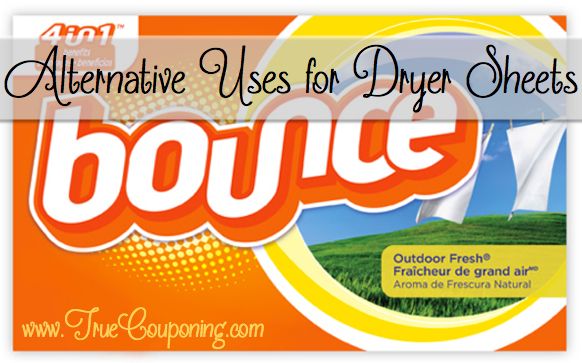 Alternative Uses For Dryer Sheets