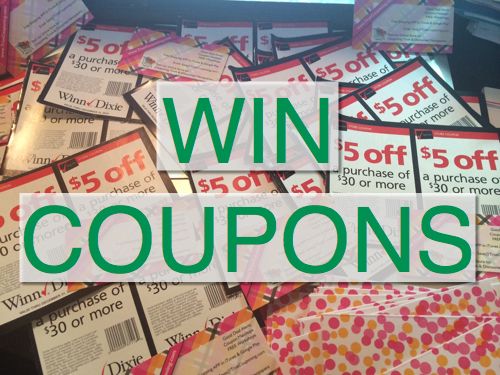 Coupon Giveaway ~ Announcing the 40 Winners! Respond Quickly!