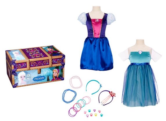 Disney Frozen Costumes Dress Up Trunk 20pcs $23.99
