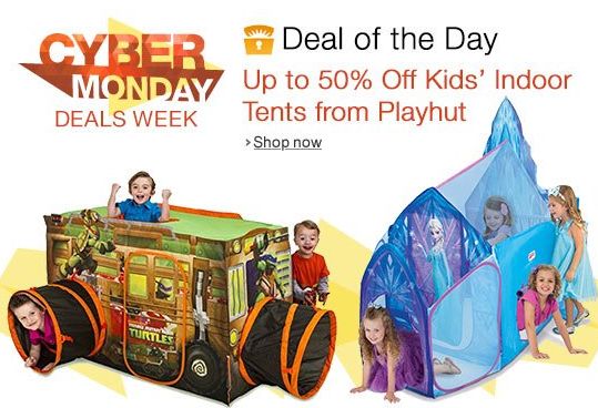 TODAY ONLY ~ Save Up to 50% on Playhut Indoor Tents!