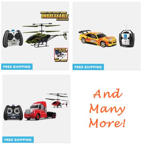 Remote Control Vehicles Starting at $15.99 on Tanga Today! Shipping is FREE!