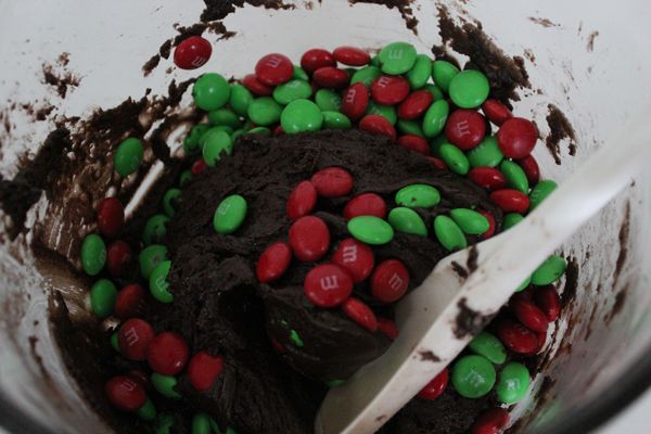 Cake-Mix-Christmas-Cookies-Mix-In-M&Ms