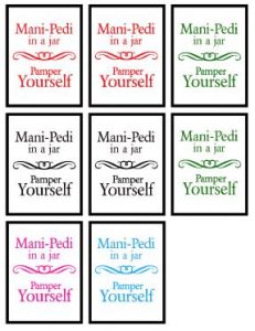Mani-Pedi Gift in a Jar