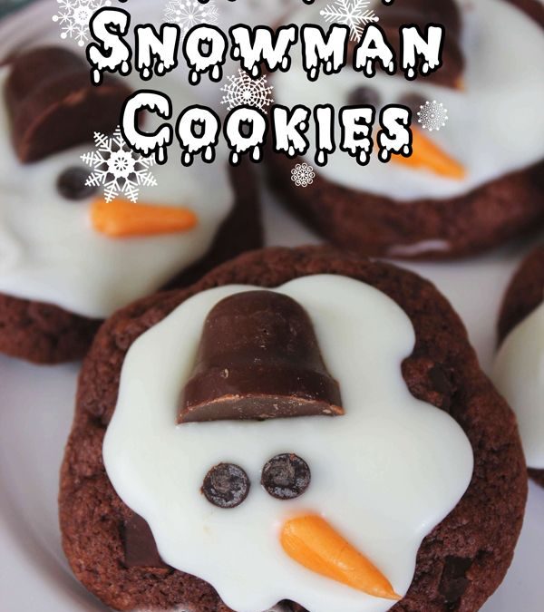 The Best Melting Snowman Chocolate Cookies That Will Melt Your Heart