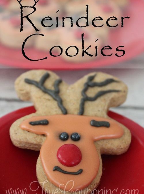 How To Make Reindeer Cookies Made From A Gingerbread Cookie Cutter