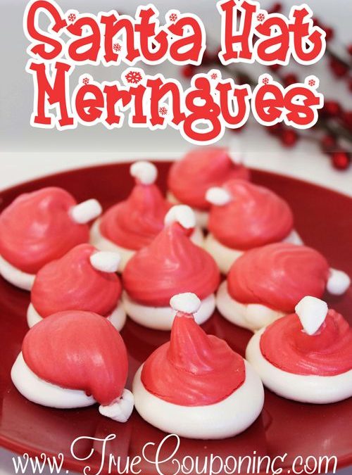 The Cutest Santa Hat Meringues You’ll Love To Make