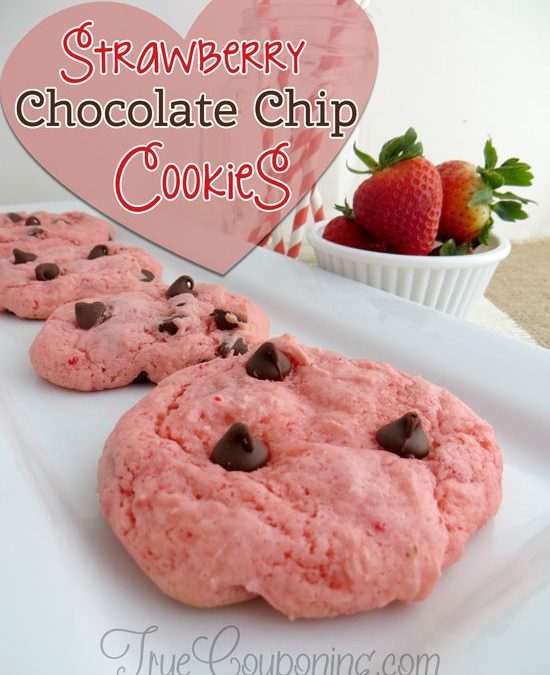 Strawberry Chocolate Chip Cookies Recipe