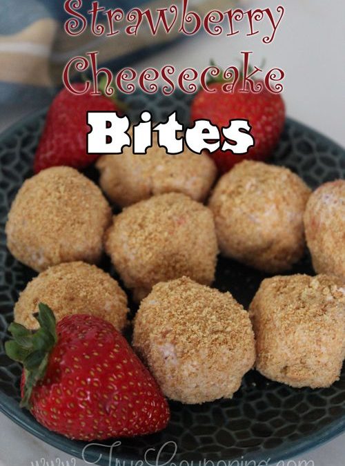 Little Bites of Strawberry Cheesecake Heaven