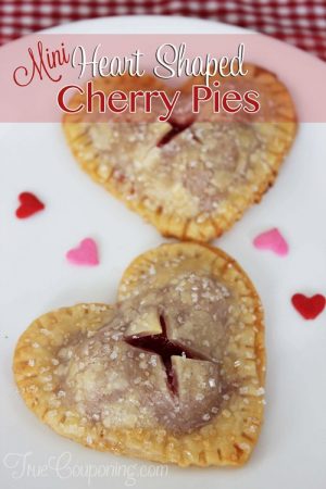 Mini Cherry Heart Shaped Pies Recipe