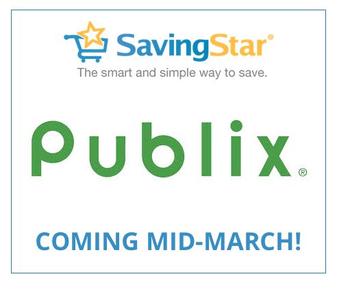 Publix Joins SavingStar ~ More Ways to Save, Coming in Mid March!