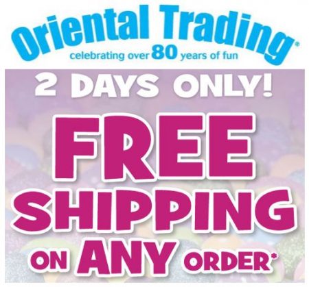Oriental Trading FREE Shipping for Easter ~ No Minimum! Ends 3/24