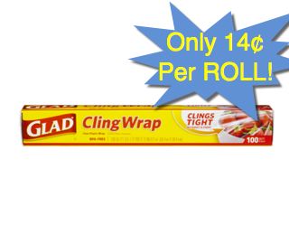 Hot Deal Fox Aired Today! {Glad Cling Wrap Only 14 Cents per Roll!}