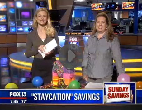 Fox 13 Savings Segment ~ Ways to Have a Cheap Summer Vacation