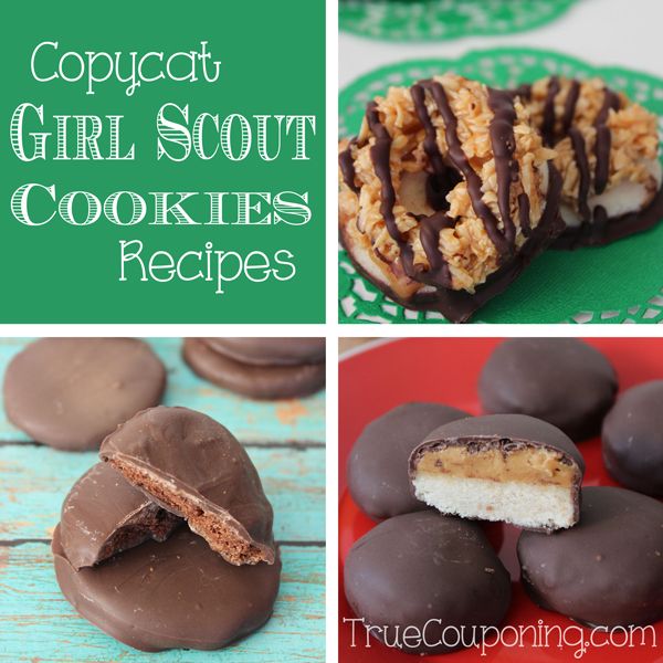 Copycat Girl Scout Cookies Recipe Roundup