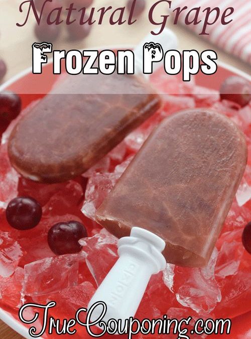 Kids Will Love This Homemade Grape Frozen Pop