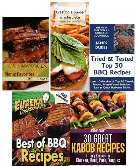 5 FREE eBooks:  BBQ and Grilling Recipes