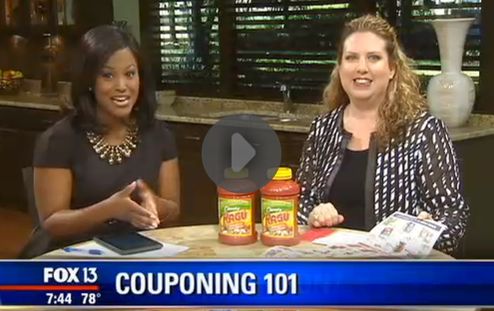 Fox 13 Savings Segment ~ Introducing True Couponing University: How to Use Coupons (Part 1 of 4)