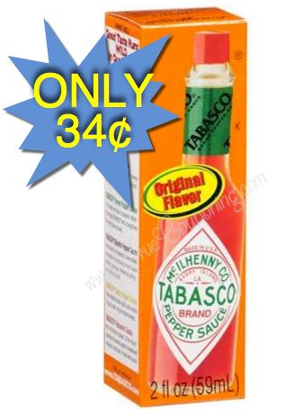Hot Deal Fox Aired Today! {Tabasco Hot Sauce for 34 Cents!}
