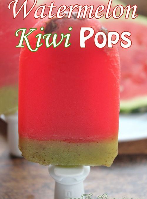Watermelon Kiwi Frozen Pops Recipe