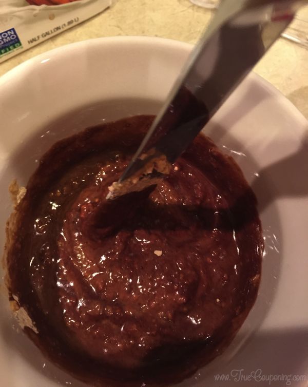 Peanut Butter Chocolate Lava Cake THM step 4