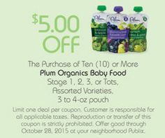 Fox Deal of the Week! TEN FREE Squeezable Baby Food Packs!