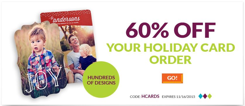 Save 60% on York Photo Holiday Cards!