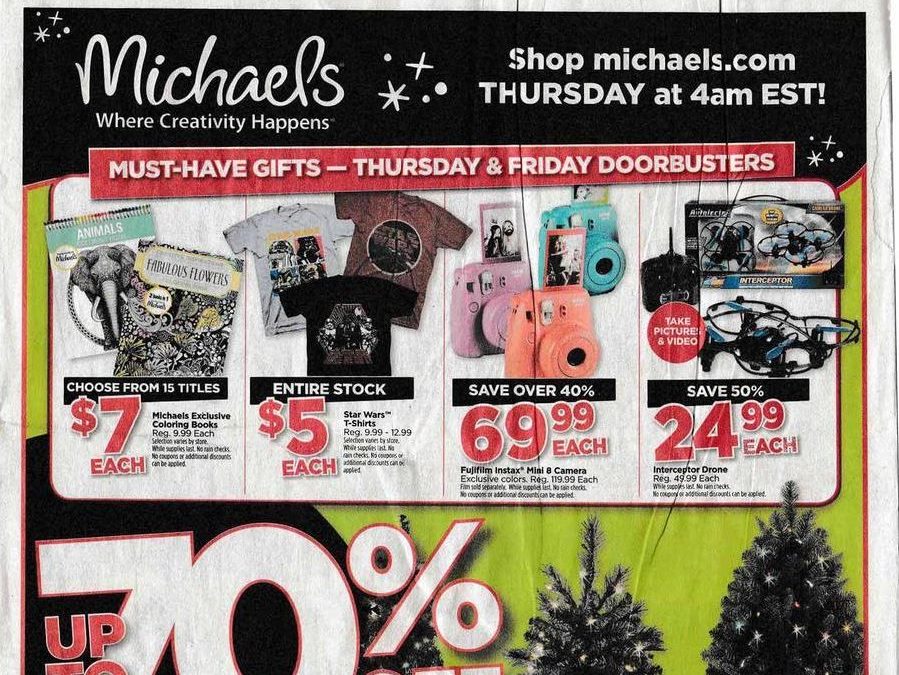 Michaels Black Friday Ad 2015 Deals