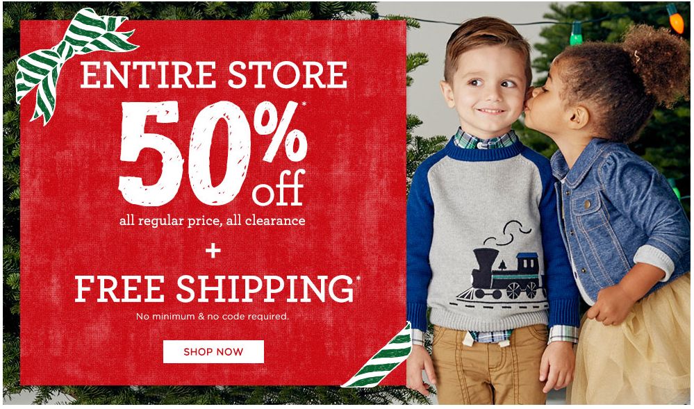GYMBOREE SALE ~ Save 50% Off EVERYTHING + FREE Shipping + EXTRA $25/$100+!