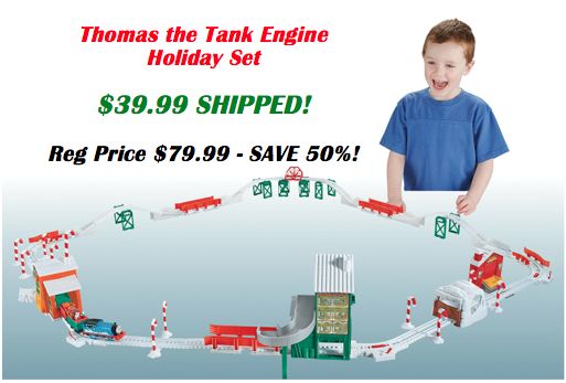 thomas the tank engine holiday set