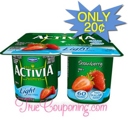 Fox Deal of the Week! Dannon Activia 4-Pack Yogurt ONLY $0.20 Each!!