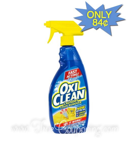 Fox Deal of the Week! OxiClean Stain Fighter Spray Bottle Only $.84!! {NO CUTTING EVEN NEEDED!}